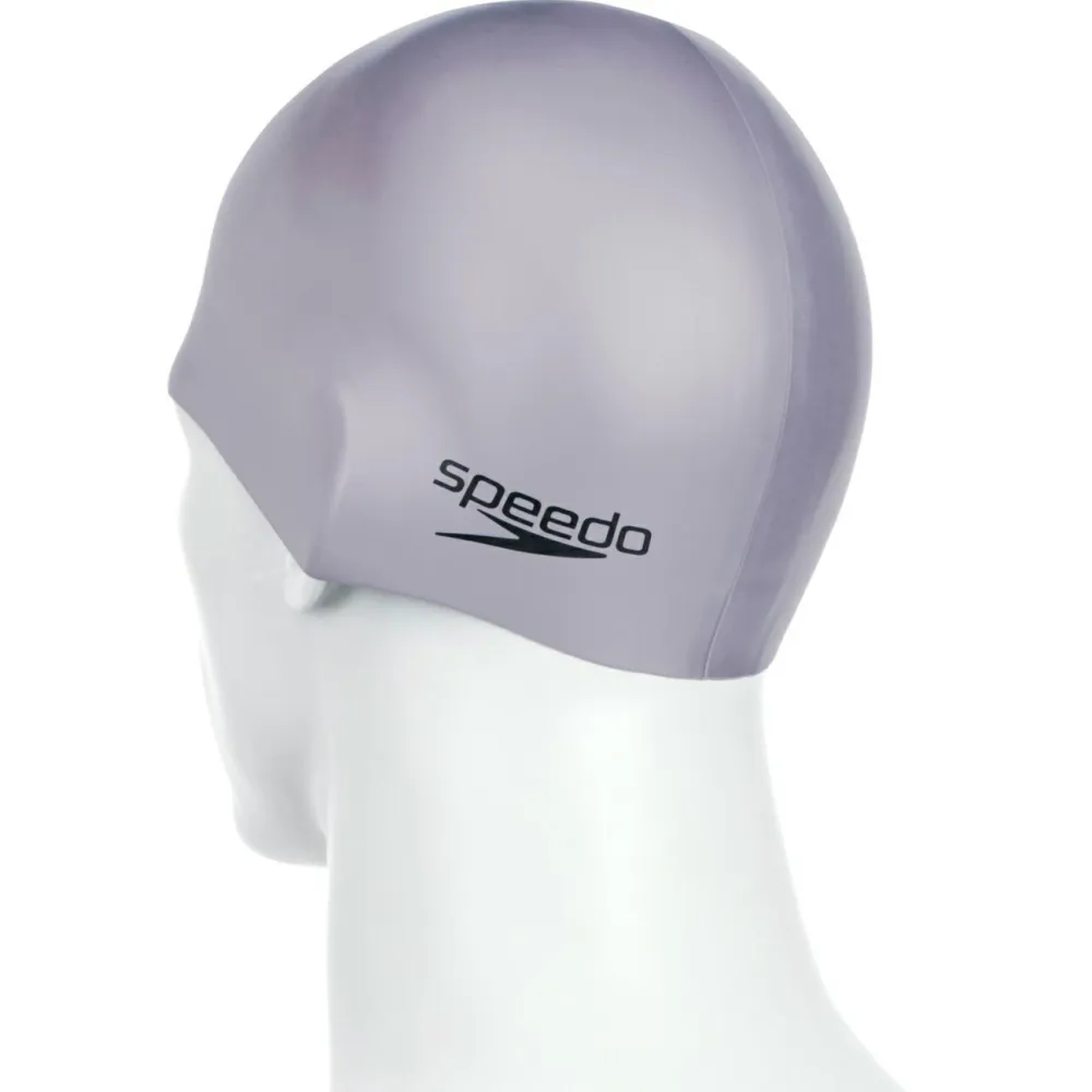 Speedo - Plain Moulded Silicone Cap - Badekappe^ Schwimm- & Strandzubehör|Badekappen