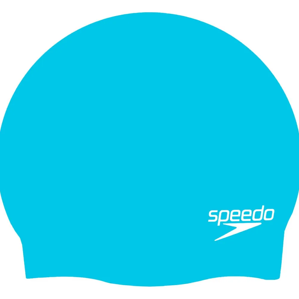 Speedo - Plain Moulded Silicone Cap - Badekappe^ Schwimm- & Strandzubehör|Badekappen