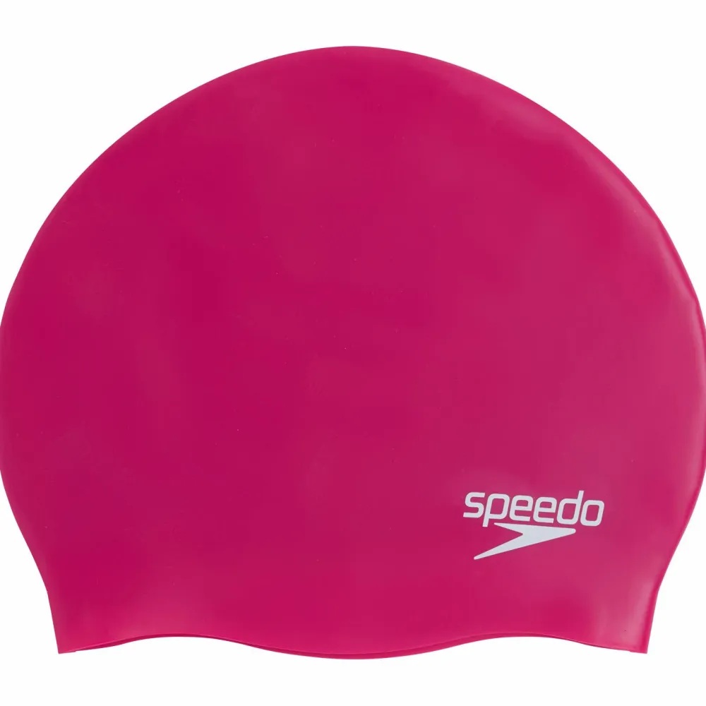 Speedo - Plain Moulded Silicone Cap - Badekappe^ Schwimm- & Strandzubehör|Badekappen