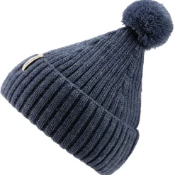 New - Kid's Strickmütze Melange Bommel - Mütze Kopfbedeckungen|Alltagsbekleidung