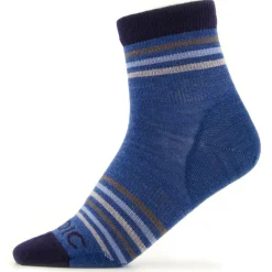 Stoic - Kid's Merino Everyday Quarter Socks Striped - Multifunktionssocken