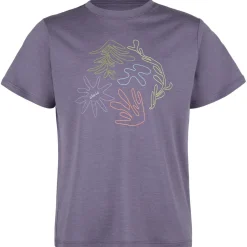 Kinder Stoic - Kids Merino155 LaholmSt. Print T-Shirt - Merinoshirt