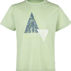 Kinder Stoic - Kids Merino155 LaholmSt. Print T-Shirt - Merinoshirt