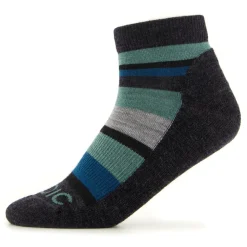 - Kid's Merino Trekking Quarter Socks Striped - Wandersocken><noscript><img width=