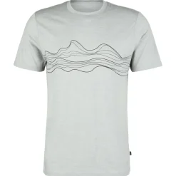 Stoic - Merino155 LaholmSt. Print T-Shirt Lines - Merinoshirt