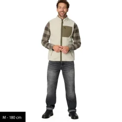 - MerinoHighPile357 VallsboSt. Vest - Fleeceweste Alltagsbekleidung|Wanderbekleidung