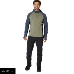 - MerinoWaffleFleece320 NorrdalSt. 3/4 Zip Hoody - Merinohoodie><noscript><img width=