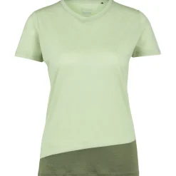 Hot - Women's Merino155 LaholmSt. Colorblock T-Shirt - Merinoshirt Alltagsbekleidung|Wanderbekleidung