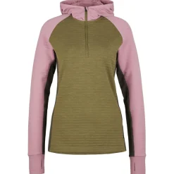 Stoic - Women's MerinoFleece260 FlenSt. Half Zip with Hood - Merinohoodie^ Trekkingbekleidung|Alltagsbekleidung