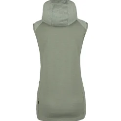 New - Women's MerinoFleece335 KuolpaSt. Vest with Hood - Fleeceweste Alltagsbekleidung|Wanderbekleidung