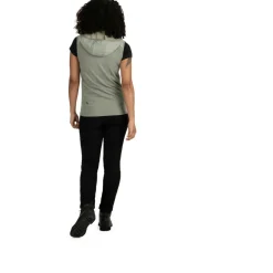 New - Women's MerinoFleece335 KuolpaSt. Vest with Hood - Fleeceweste Alltagsbekleidung|Wanderbekleidung