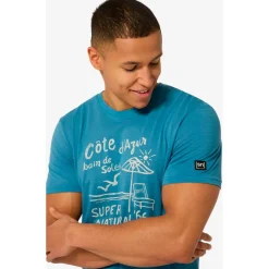 Hot - Cote D'Azur Tee - Merinoshirt Alltagsbekleidung|Merinounterwäsche