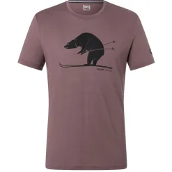 - Skiing Bear Tee - Merinoshirt><noscript><img width=