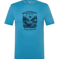 - Summer Break Tee - Merinoshirt>super.natural Clearance