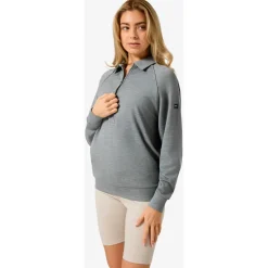 super.natural - Women's 1/4 Zip Sweater - Pullover^ Alltagsbekleidung|Pullover & Hoodies