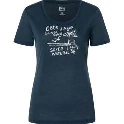 super.natural - Women's Cote D'Azur Tee - Merinoshirt^ Alltagsbekleidung|Shirts, Hemden & Longsleeves