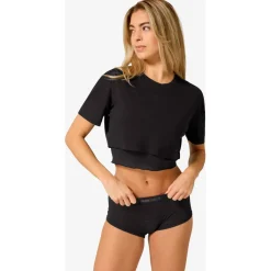 super.natural - Women's Crop Tee - Merinoshirt^ Alltagsbekleidung|Shirts, Hemden & Longsleeves