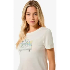 New - Women's Flower Delivery Bio Jersey Tee - Merinoshirt Alltagsbekleidung|Wanderbekleidung
