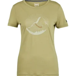 super.natural - Women's Mountain Mandala Tree Tee - Merinoshirt