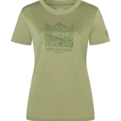 - Women's Mountain Lovers Bio Jersey Tee - Merinoshirt>super.natural New