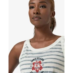 super.natural - Women's Relax Hibiskus Stripe Dress - Kleid^ Alltagsbekleidung