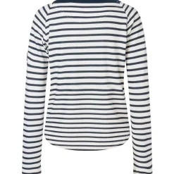 Hot - Women's Sea Horse Stripe Bio Crew - Merinolongsleeve Alltagsbekleidung|Pullover & Hoodies