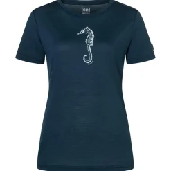 - Women's Sea Horse Tee - Merinoshirt>super.natural Outlet