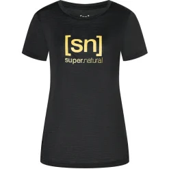 super.natural - Women's The Essential Logo Tee - Merinoshirt