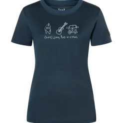 super.natural - Women's Van Life Bio Jersey Tee - Merinoshirt