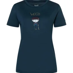 super.natural - Women's Wood Craftine Tee - Merinoshirt^ Alltagsbekleidung|Shirts, Hemden & Longsleeves