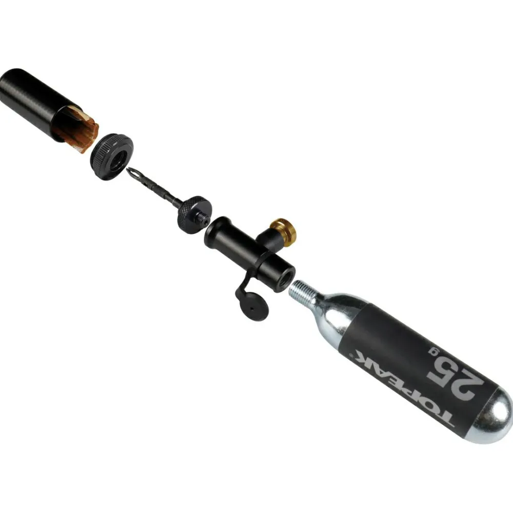 Topeak - Tubi Master X mit 25g CO2-Kartusche - CO2-Pumpe^ Fahrradzubehör|Fahrradwerkzeuge