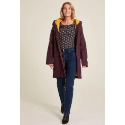 - Women's Gefütterte Jacke aus Twill Pocket - Mantel><noscript><img width=