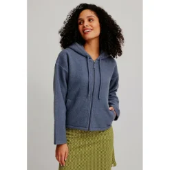 Tranquillo - Women's Gemütliche Jacke aus Walkwolle - Freizeitjacke