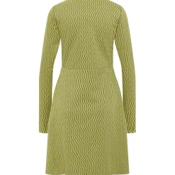 Clearance - Women's Gestricktes Swing-Kleid im Retro-Look - Kleid Alltagsbekleidung