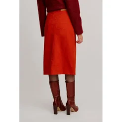 Tranquillo - Women's Langer Rock mit Schlitz - Rock