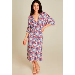 Outlet - Women's Midikleid aus Ecovero Viskose - Kleid Alltagsbekleidung