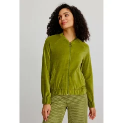 Tranquillo - Women's Nicki-Jacke im Collage Stil - Freizeitjacke