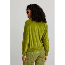 Tranquillo - Women's Nicki-Jacke im Collage Stil - Freizeitjacke