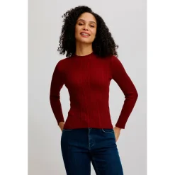 Tranquillo - Women's Seidiges EcoVero-Shirt Round Neck - Longsleeve