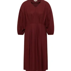 - Women's Tailliertes Kleid aus EcoVero Viskose - Kleid>Tranquillo Hot