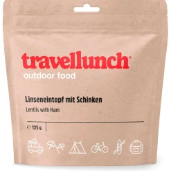 Travellunch - Linseneintopf mit Speck