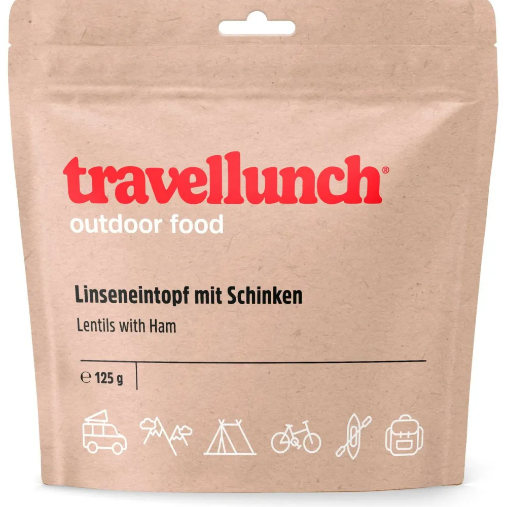 Travellunch - Linseneintopf mit Speck