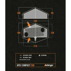 - Apex Compact 200 - 2-Personen Zelt><noscript><img width=