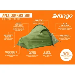 - Apex Compact 200 - 2-Personen Zelt><noscript><img width=