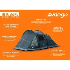 Vango - Beta 550XL - Gruppenzelt