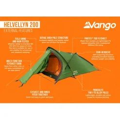 Sale - Helvellyn 200 - 2-Personen Zelt Trekkingzelte|Trekkingausrüstung