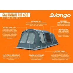 - Savannah Air 400 Package - 4-Personen Zelt><noscript><img width=