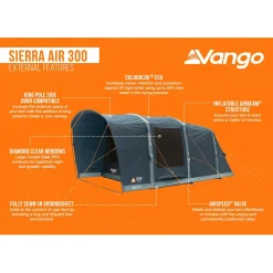 Vango - Sierra Air 300 - 3-Personen Zelt^ Zelte|3-Personen Zelte