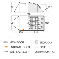Vango - Skye 300 - 3-Personen Zelt^ Zelte|3-Personen Zelte
