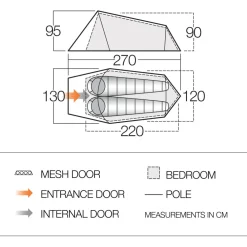 Vango - Soul 200 - 2-Personen Zelt^ Trekkingzelte|Trekkingausrüstung